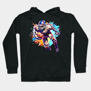 American Football Sport Game Champion Competition Abstract Hoodie